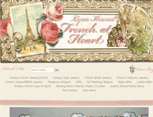 Tablet Screenshot of frenchatheart.com